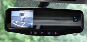 3.5" Mirror Monitor w/Compass/Temp